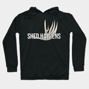 Shed Happens Hunting Deer antler Hoodie